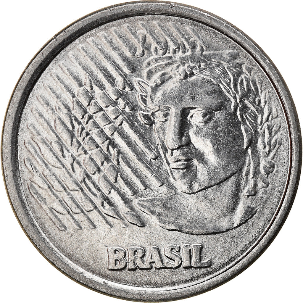 Coin, Brazil, 50 Centavos, 1995, EF(40-45), Stainless Steel, KM:635