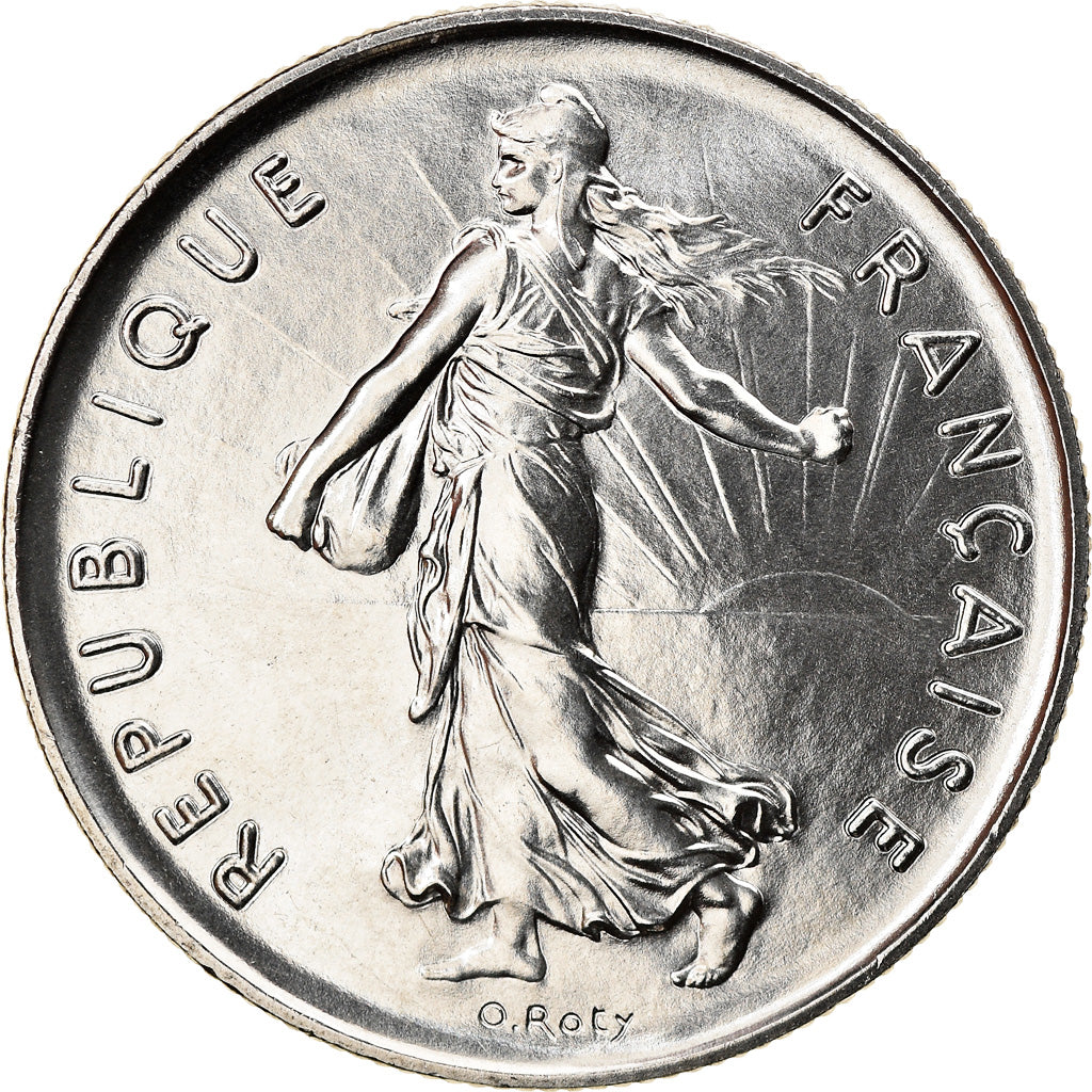 Coin, France, Semeuse, 5 Francs, 1981, Paris, MS(60-62), Nickel Clad