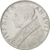 CITTÀ DEL VATICANO, Pius XII, 100 Lire, 1955, BB+, Acciaio inossidabile, KM:55
