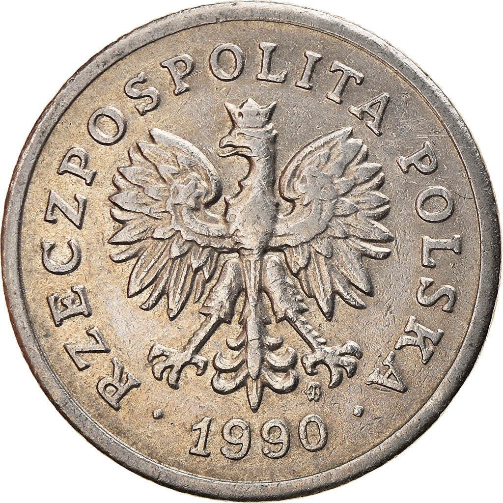 Monnaie, Pologne, 50 Groszy, 1990, Warsaw, TTB, Copper-nickel, KM:281