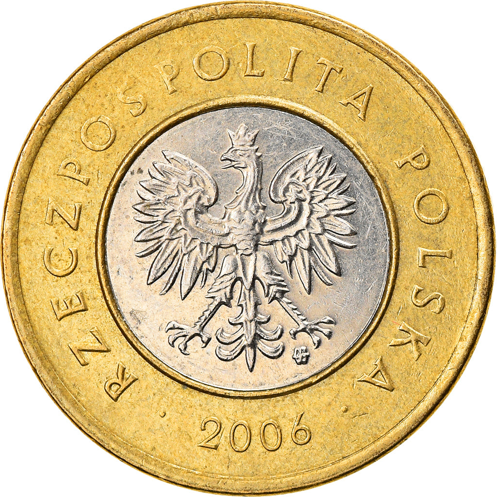 Coin, Poland, 2 Zlote, 2006, Warsaw, EF(40-45), Bi-Metallic, KM:283