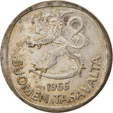 Moeda, Finlândia, Markka, 1966, VF(30-35), Prata, KM:49