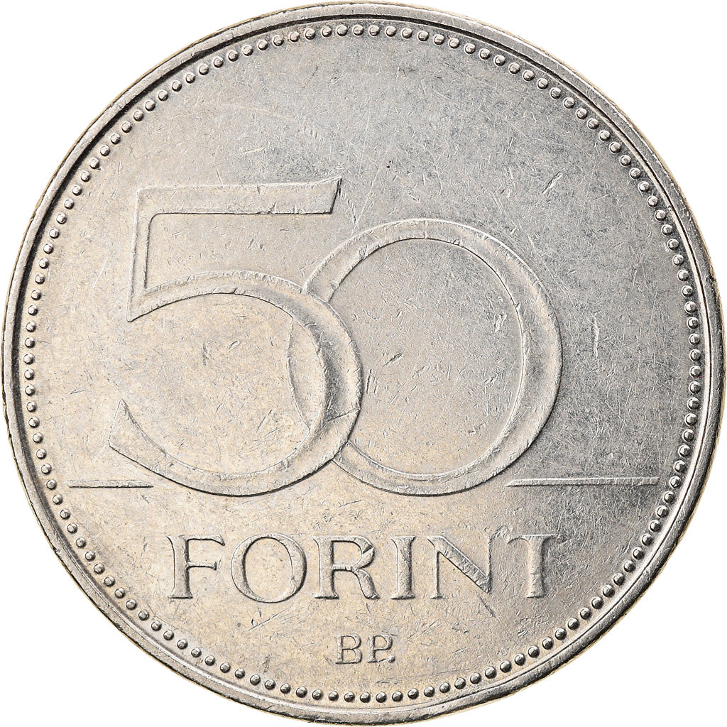 Munten, Hongarije, 50 Forint, 2004, Budapest, ZF, Copper-nickel, KM:773