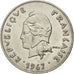 FRENCH POLYNESIA, 50 Francs, 1967, KM #7, AU(50-53), Nickel, 33, 14.94
