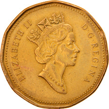 Coin, Canada, Elizabeth II, Dollar, 1990, Royal Canadian Mint, Ottawa