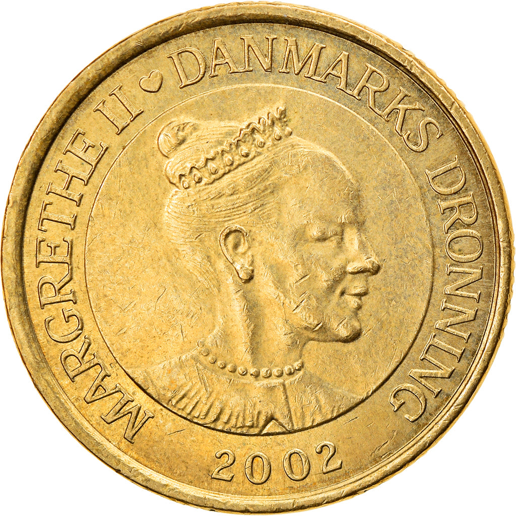 Coin, Denmark, Margrethe II, 20 Kroner, 2002, Copenhagen, EF(40-45)