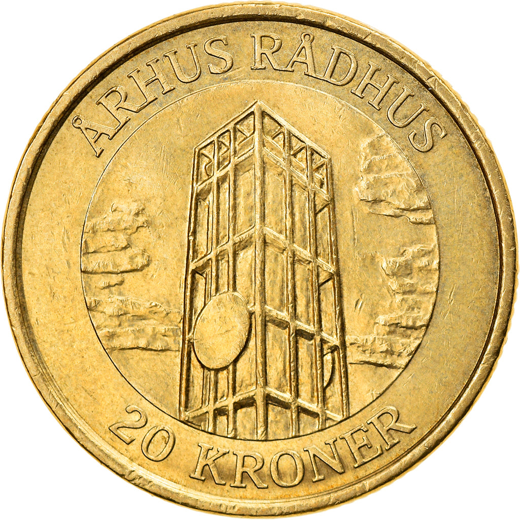 Coin, Denmark, Margrethe II, 20 Kroner, 2002, Copenhagen, EF(40-45)
