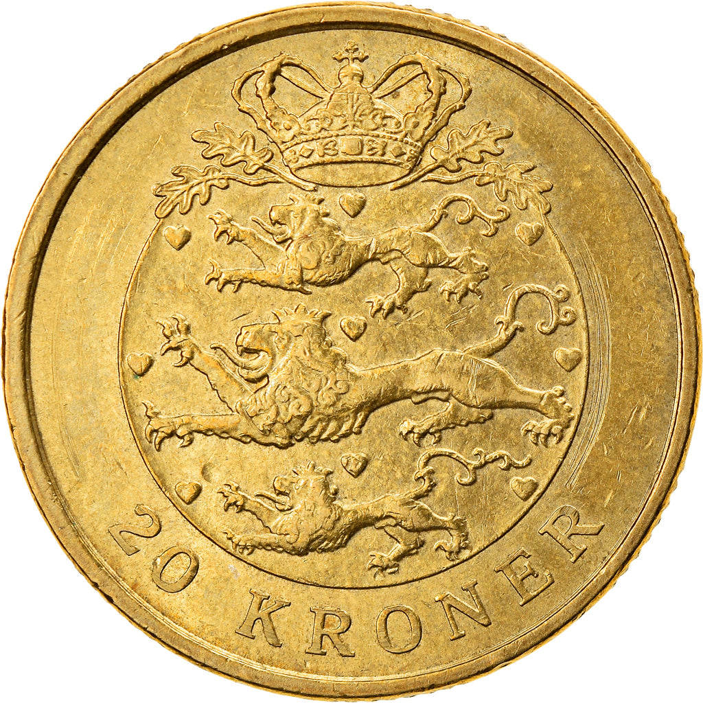 Coin, Denmark, Margrethe II, 20 Kroner, 2005, Copenhagen, EF(40-45)