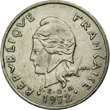 Coin, French Polynesia, 20 Francs, 1972, AU(50-53), Nickel, KM:9