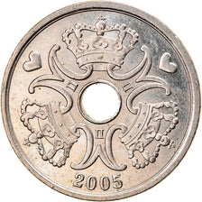 Coin, Denmark, Margrethe II, 2 Kroner, 2005, Brondby, EF(40-45), Copper-nickel