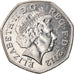 Coin, Great Britain, Elizabeth II, 50 Pence, 2012, EF(40-45), Copper-nickel