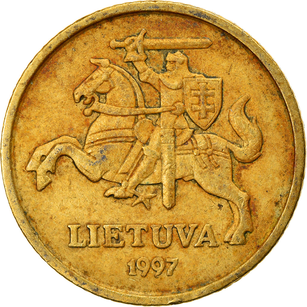 Monnaie, Lithuania, 10 Centu, 1997, TB+, Nickel-brass, KM:106