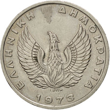 GREECE, 20 Drachmai, 1973, KM #112, AU(50-53), Copper-Nickel, 29, 10.93