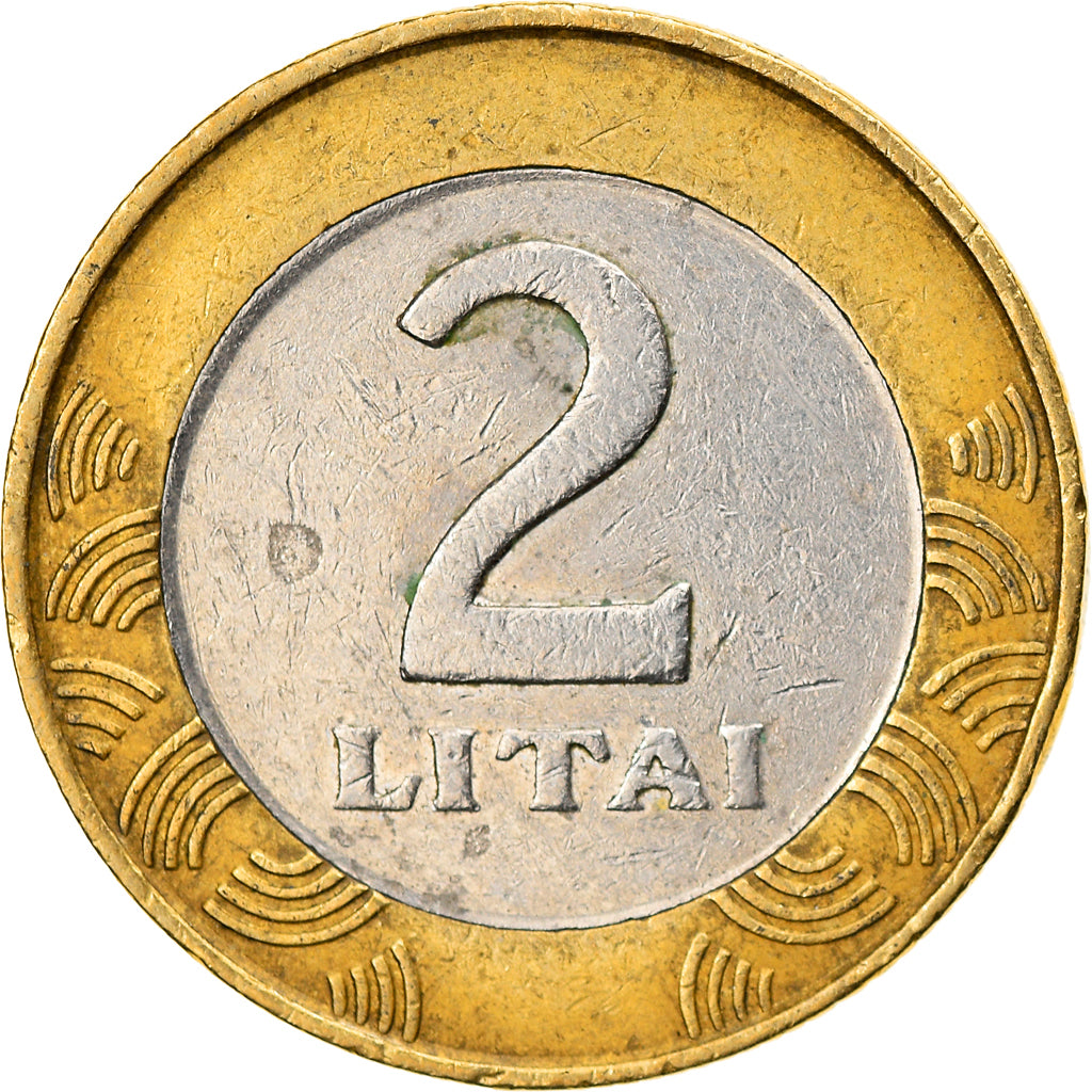 Monnaie, Lithuania, 2 Litai, 1999, TTB, Bi-Metallic, KM:112