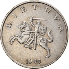 Moneta, Litwa, Litas, 1999, EF(40-45), Miedź-Nikiel, KM:111