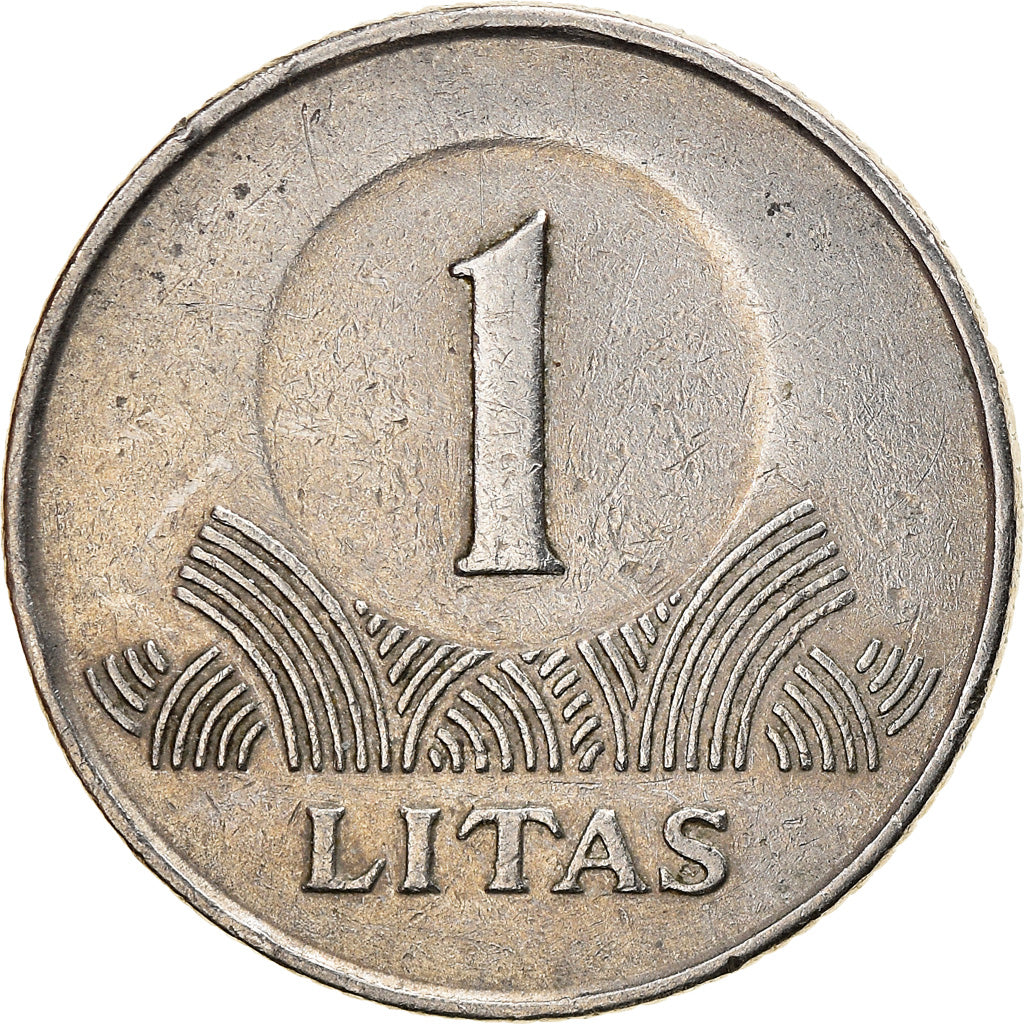 Moneta, Litwa, Litas, 1999, EF(40-45), Miedź-Nikiel, KM:111