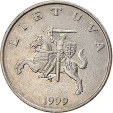 Coin, Lithuania, Litas, 1999, EF(40-45), Copper-nickel, KM:111