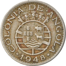 Coin, Angola, 50 Centavos, 1948, VF(30-35), Nickel-Bronze, KM:72