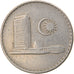 Moneta, Malezja, 20 Sen, 1976, Franklin Mint, EF(40-45), Miedź-Nikiel, KM:4