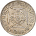 Coin, Mozambique, 2-1/2 Escudos, 1950, VF(30-35), Silver, KM:68