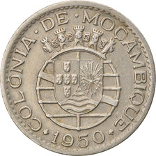 Coin, Mozambique, Escudo, 1950, EF(40-45), Nickel-Bronze, KM:77