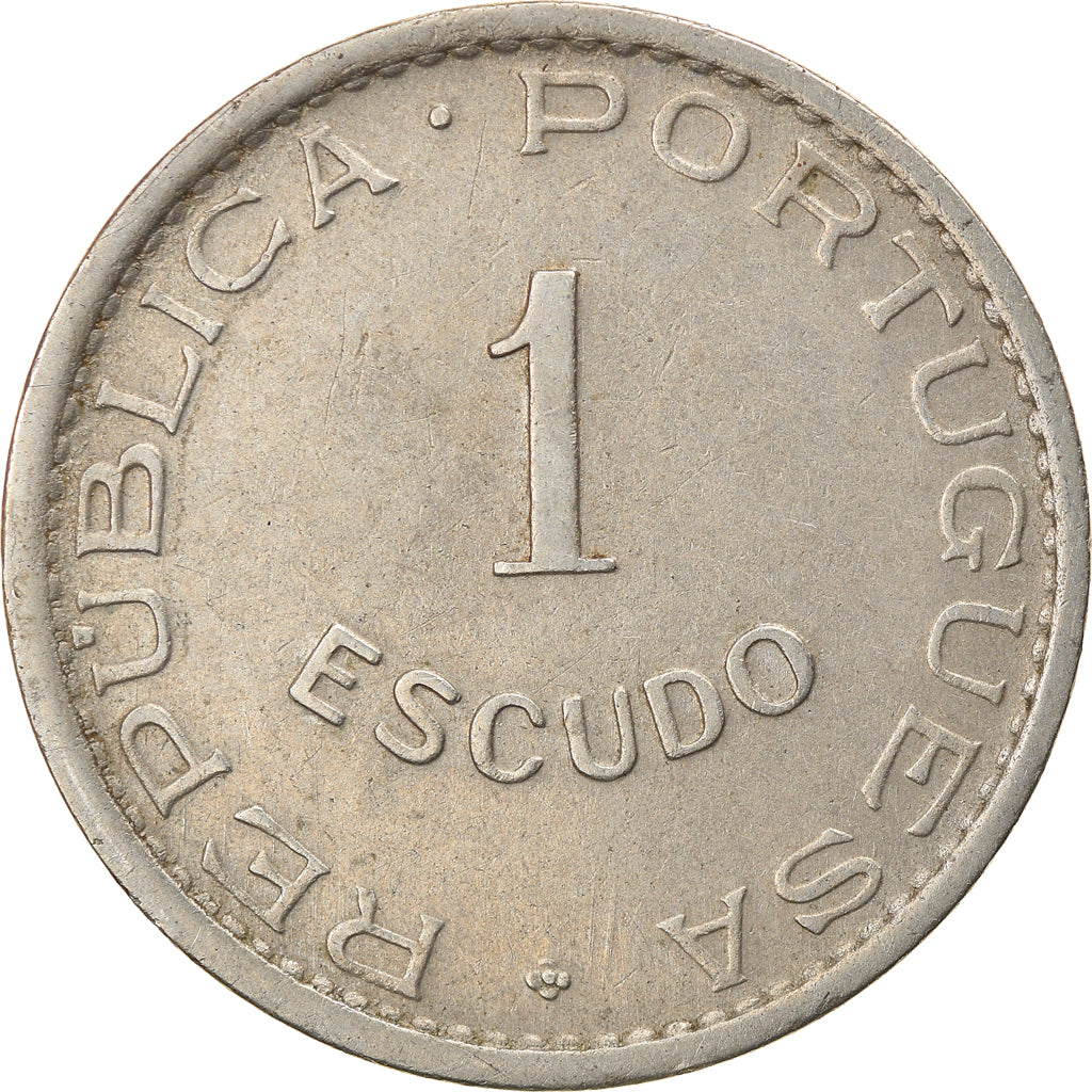 Coin, Mozambique, Escudo, 1950, EF(40-45), Nickel-Bronze, KM:77