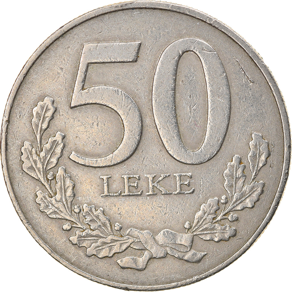 Monnaie, Albania, 50 Lekë, 1996, Rome, TTB, Copper-nickel, KM:79