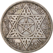 Coin, Morocco, Mohammed V, 100 Francs, 1953, Paris, EF(40-45), Silver, KM:52