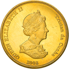 Coin, Tristan Da Cunha, Elizabeth II, 20 Pence, 2008, Franklin Mint, MS(60-62)