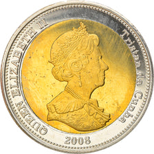 Coin, Tristan Da Cunha, Elizabeth II, 25 Pence, 2008, Franklin Mint, AU(55-58)