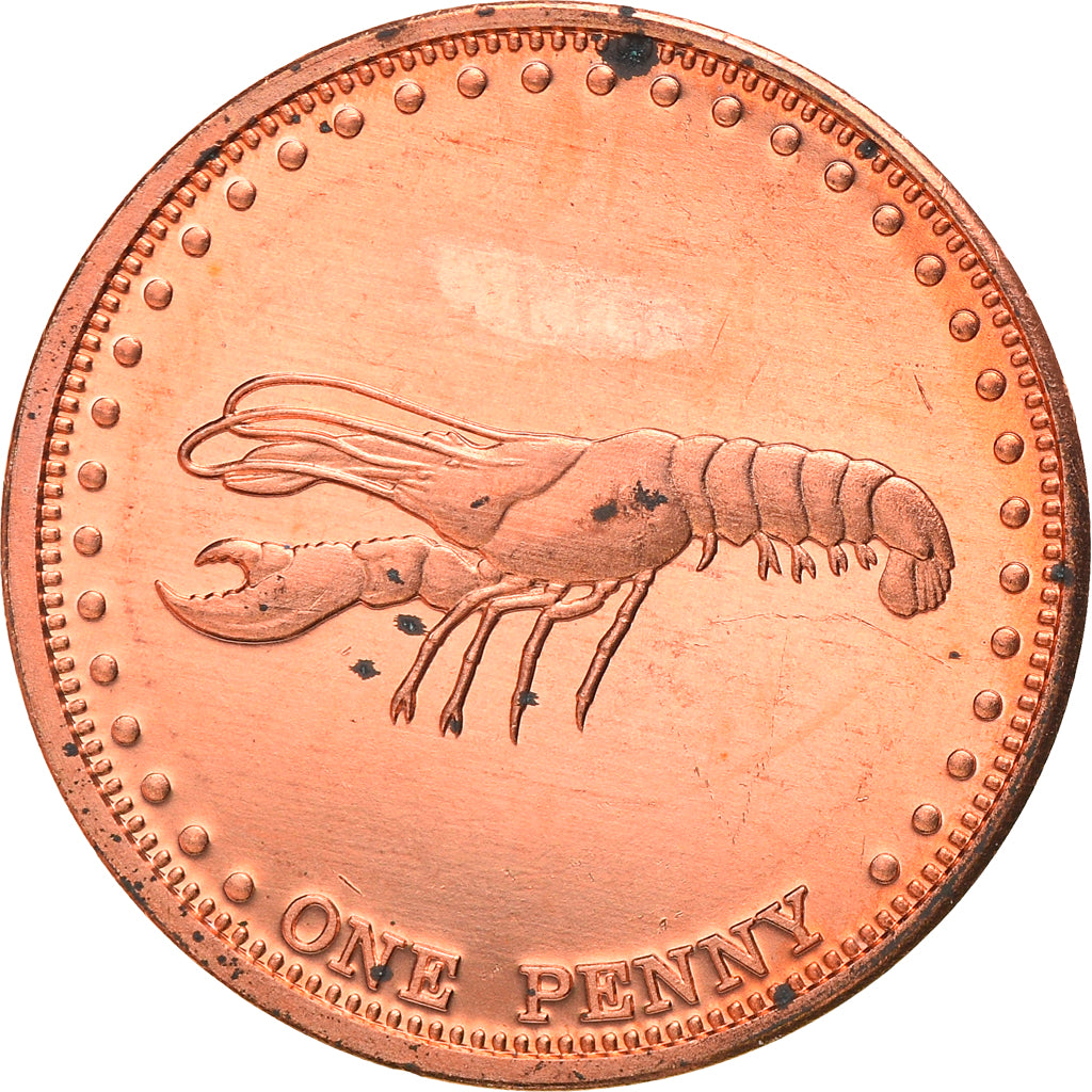 Coin, Tristan Da Cunha, Elizabeth II, Penny, 2008, Franklin Mint, MS(60-62)