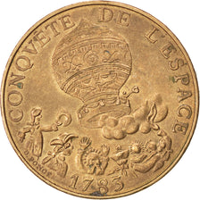 FRANCE, La conquête, 10 Francs, 1983, KM #952, AU(55-58), Nickel-Bronze, 26, G..