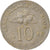 Moneda, Malasia, 10 Sen, 1997, BC+, Cobre - níquel, KM:51