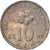 Monnaie, Malaysie, 10 Sen, 2009, B+, Copper-nickel, KM:51