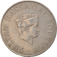 Moneta, BRUNEI, Sultan Hassanal Bolkiah, 50 Sen, 1987, BB, Rame-nichel, KM:19