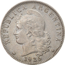 Coin, Argentina, 20 Centavos, 1926, EF(40-45), Copper-nickel, KM:36