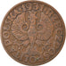 Coin, Poland, 5 Groszy, 1931, Warsaw, EF(40-45), Bronze, KM:10a