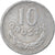 Coin, Poland, 10 Groszy, 1961, Warsaw, VF(30-35), Aluminum, KM:AA47