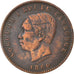 Coin, Cambodia, 10 Centimes, 1860, VF(30-35), Bronze, KM:M3