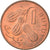 Moneda, GAMBIA, LA, Butut, 1971, MBC, Bronce, KM:8