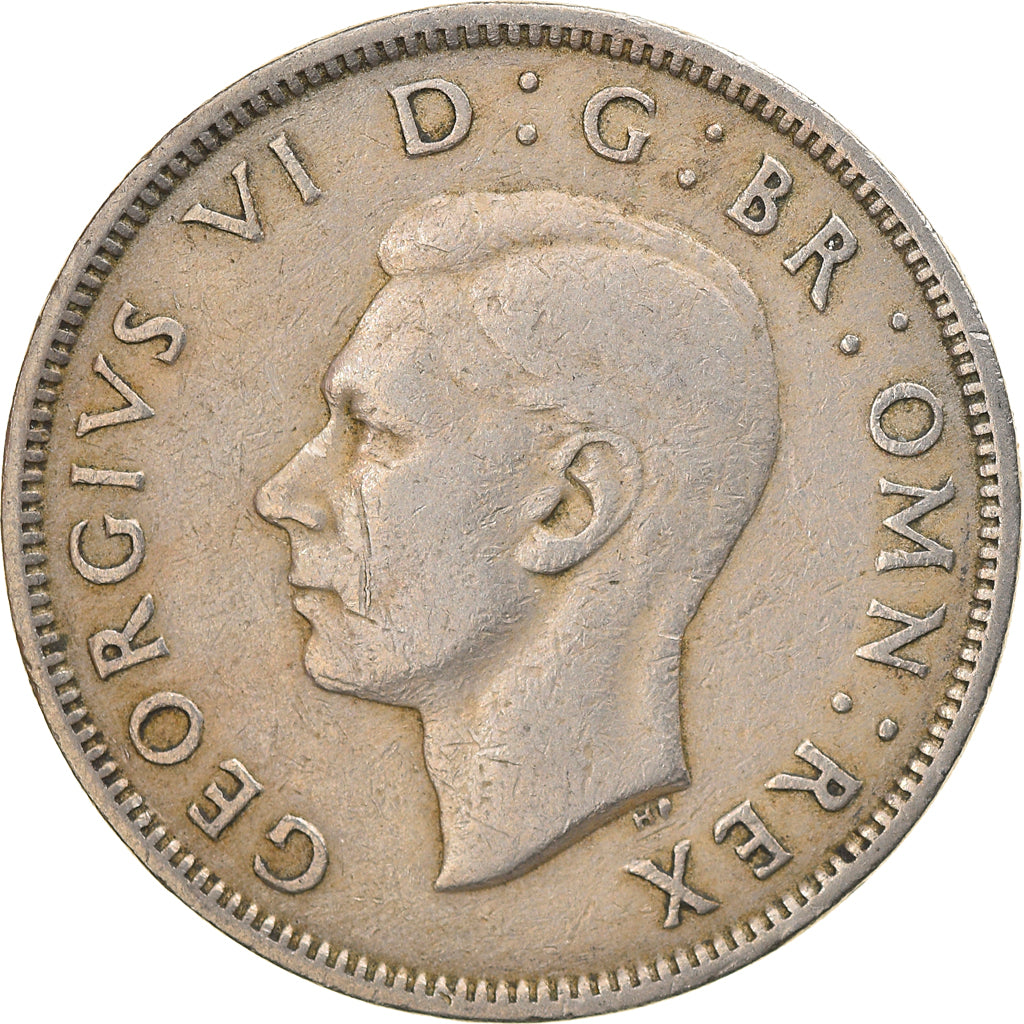 Moneta, Wielka Brytania, George VI, Florin, Two Shillings, 1951, EF(40-45)