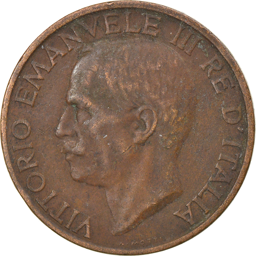 Monnaie, Italie, Vittorio Emanuele III, 10 Centesimi, 1929, Rome, TTB, Bronze