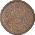 Coin, GERMANY - EMPIRE, Wilhelm II, 2 Pfennig, 1914, Berlin, EF(40-45), Copper