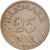 Monnaie, Danemark, Frederik IX, 25 Öre, 1950, Copenhagen, TTB, Copper-nickel