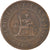 Moeda, COCHINCHINA FRANCESA, Cent, 1985, Paris, VF(30-35), Bronze, KM:3