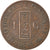 Moeda, COCHINCHINA FRANCESA, Cent, 1985, Paris, VF(30-35), Bronze, KM:3
