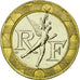 Moneda, Francia, Génie, 10 Francs, 1988, EBC+, Bimetálico, KM:964.1