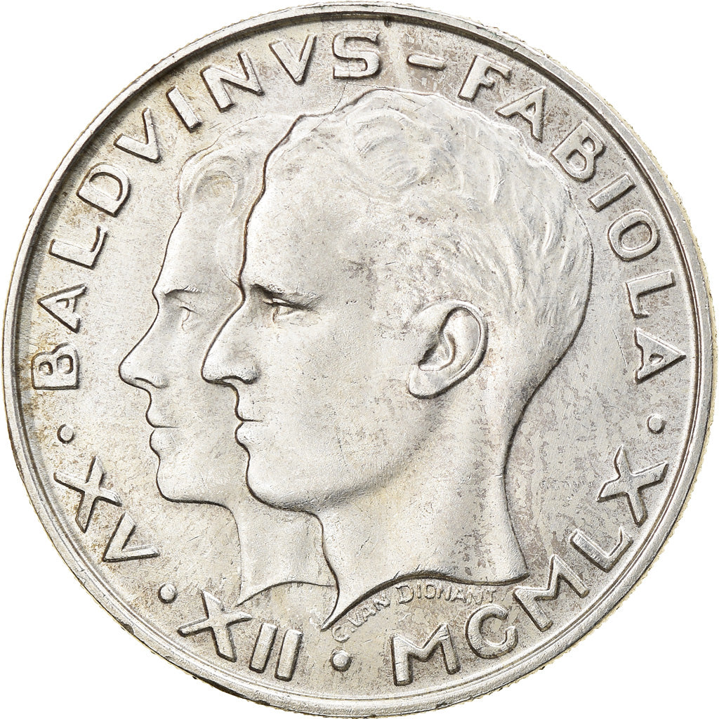 Moneta, Belgio, 50 Francs, 50 Frank, 1960, Brussels, SPL-, Argento, KM:152.1