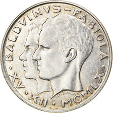 Moneta, Belgia, 50 Francs, 50 Frank, 1960, Brussels, AU(55-58), Srebro, KM:152.1