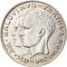 Moneta, Belgia, 50 Francs, 50 Frank, 1960, Brussels, AU(55-58), Srebro, KM:152.1